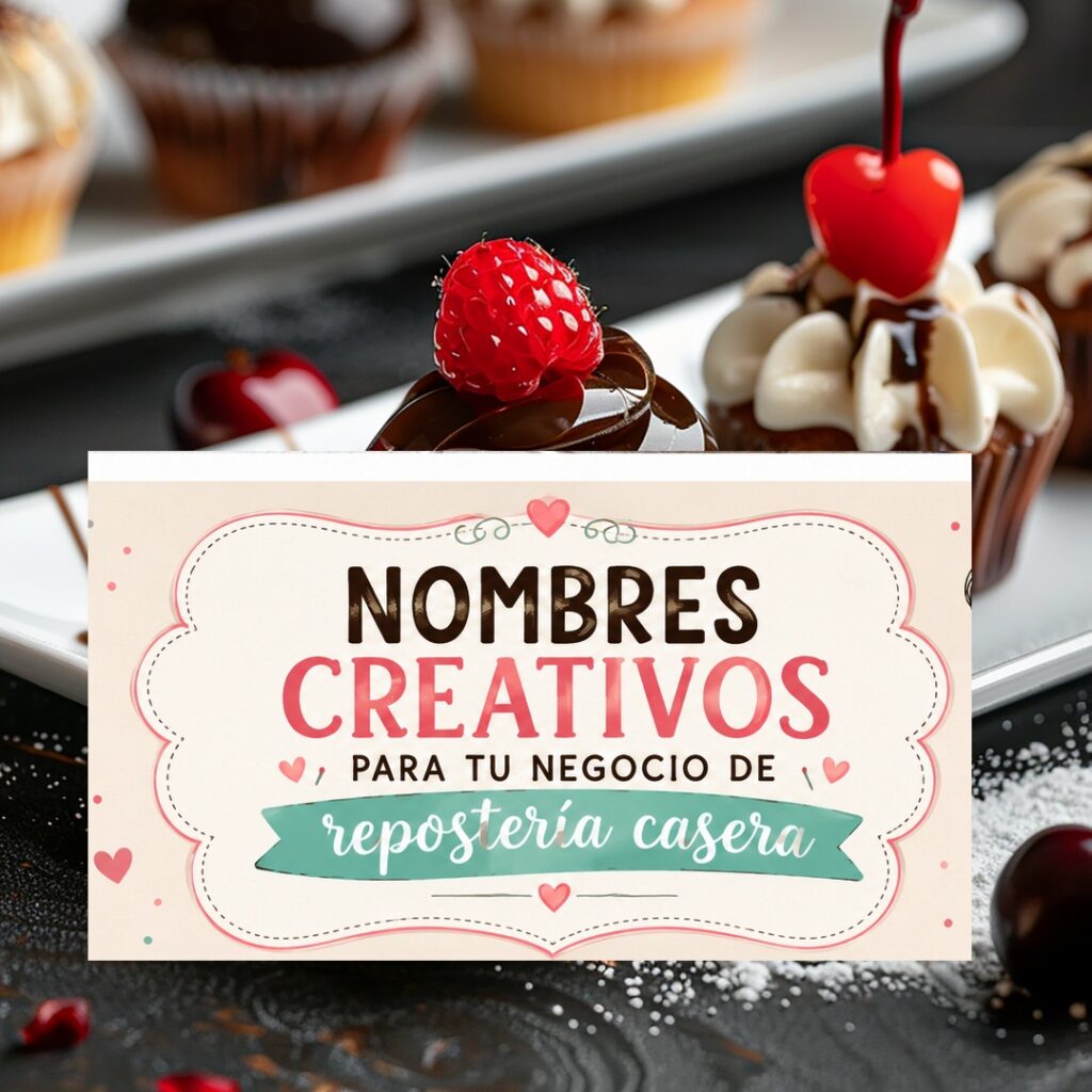 Nombres creativos para tu repostería casera