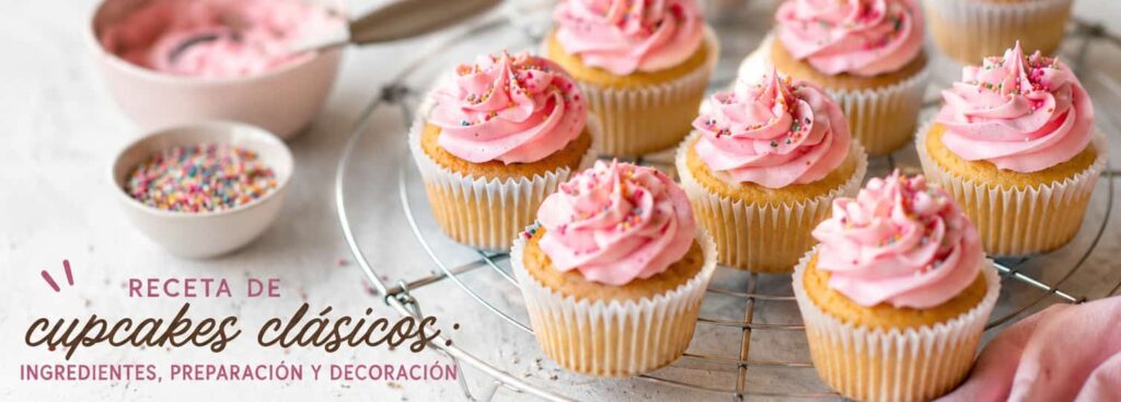 receta de cupcakes clásicos