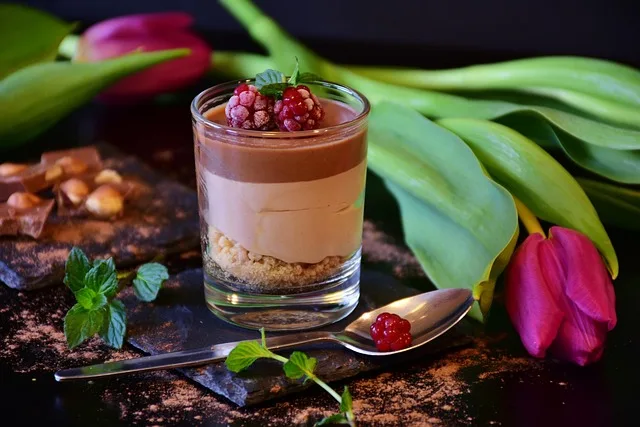 postres en vasito sin azúcar