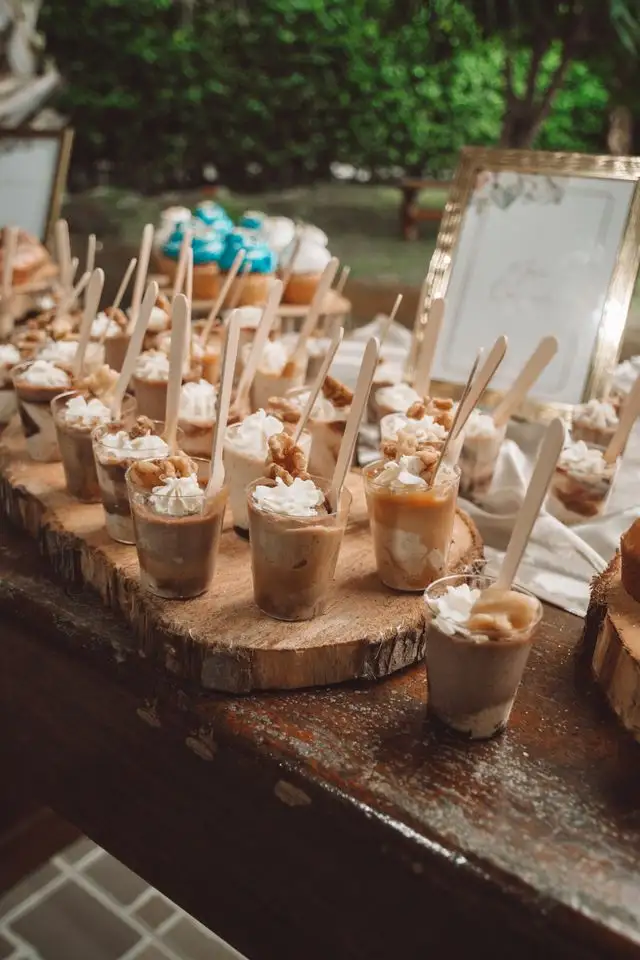 postre en vasito sin horno