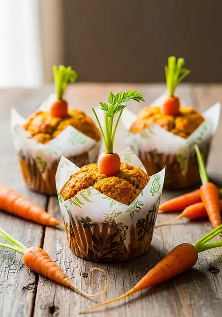cupcakes de zanahoria